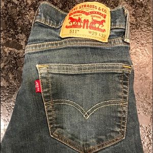 Levi’s 511 blue jeans